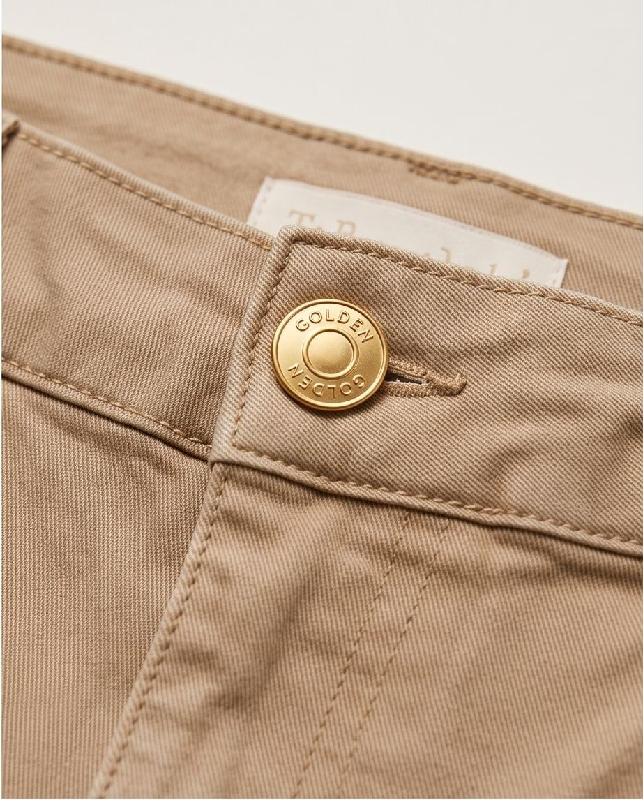 Jeans denim crema