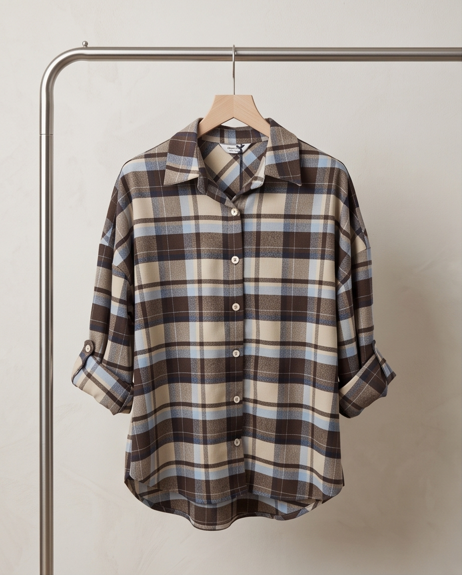 Camicia a quadri flanella