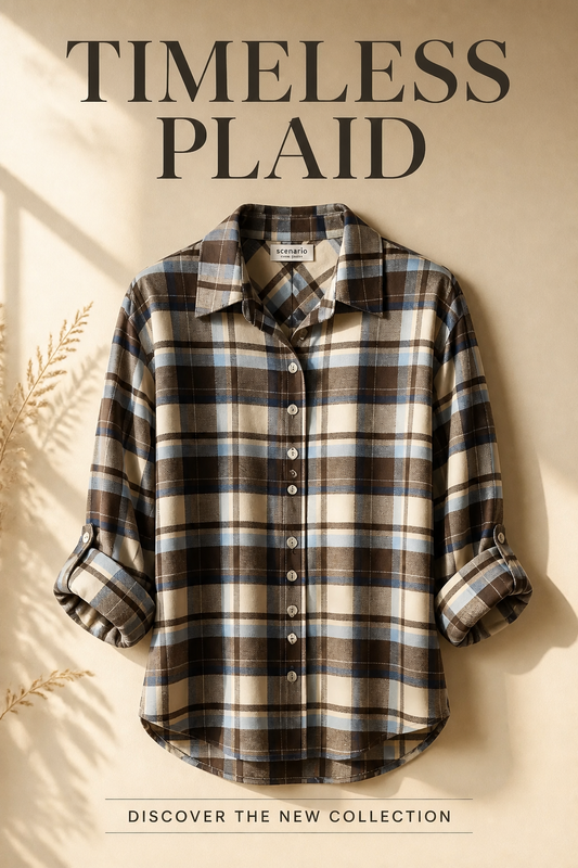 Camicia a quadri flanella